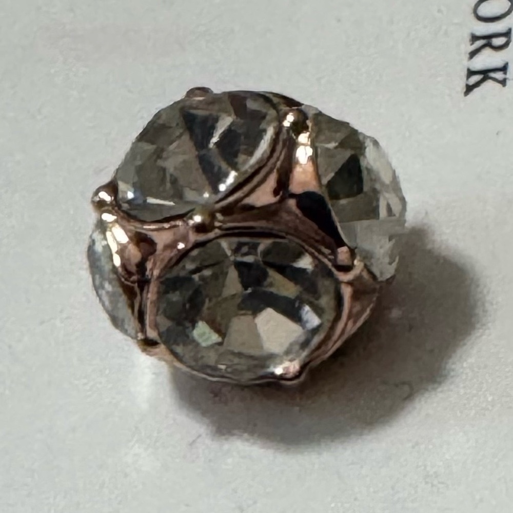 Kate Spade Stud Earrings Rose Gold - Picture 2 of 3